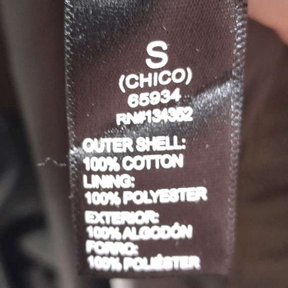 Ambiance Outerwear Women's Small Green Hooded Denim Coat – Utility Chic - Picture 3 of 8